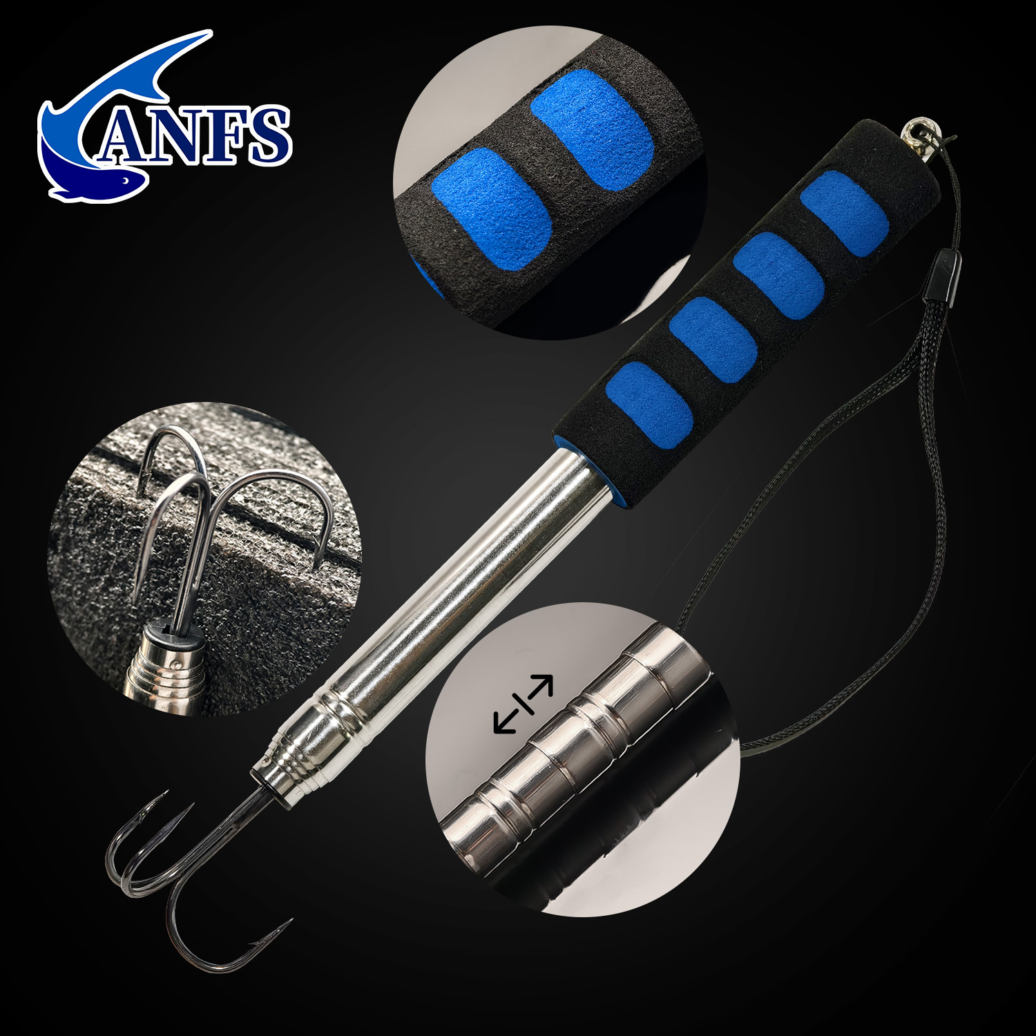 ANFS 1pcTelescopic Fishing Gaf - đánh giá và giá Fish Finder Gps